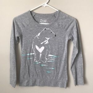 Justice polar bear top